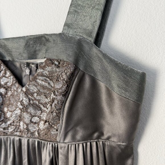 Vintage 90s Y2K Silk Babydoll Top Womens 4 Elegant Preppy Party Cocktail Cutout‎ - Picture 2 of 6